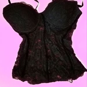 Black-Lace Chemise